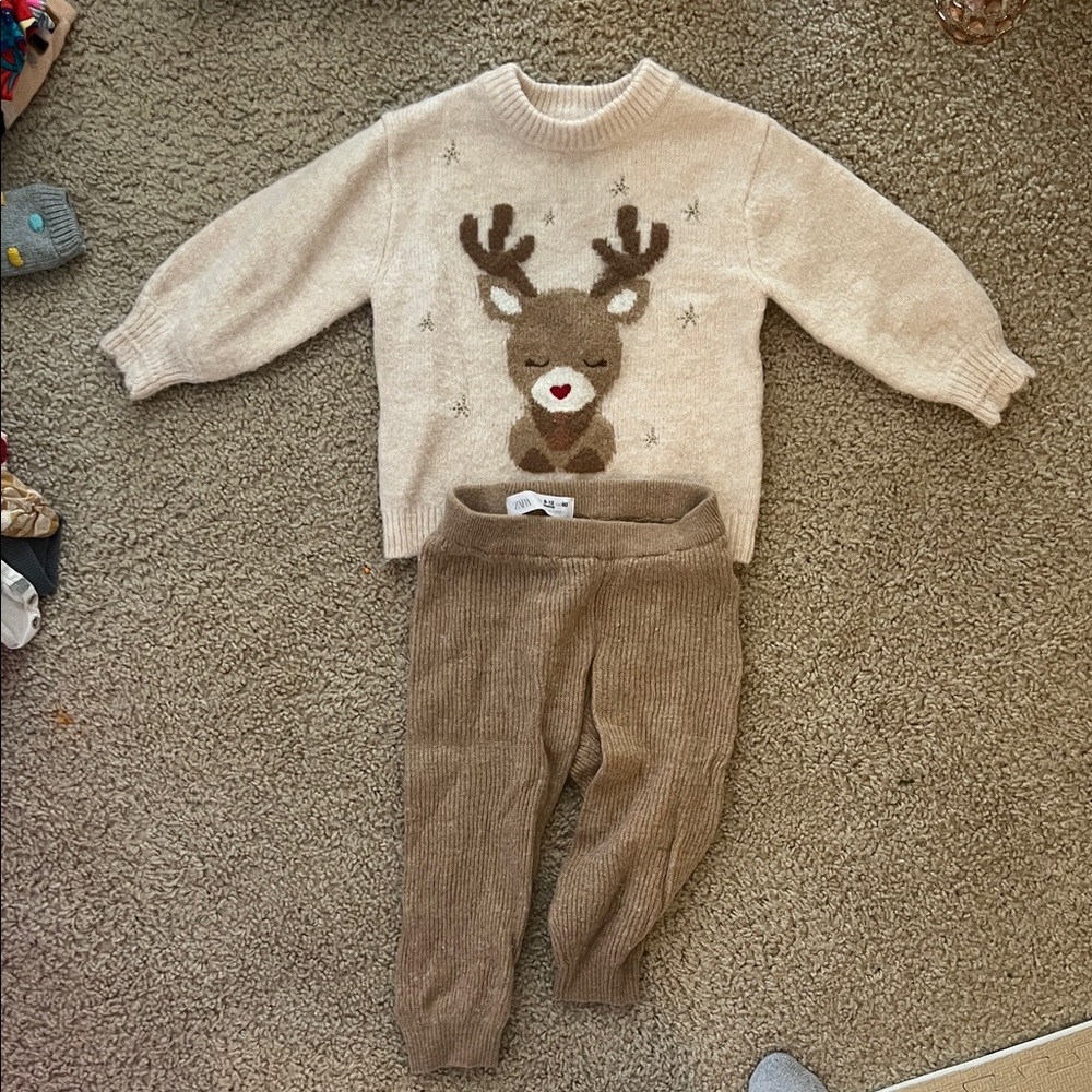 Zara Cream Knit Sweater